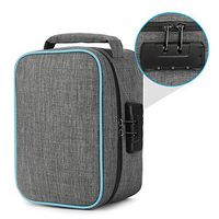 Odor Proof Bag with Combination Lock - YISUN Upgraded Smell Proof Stash Bag for Herbs, Medicine Lock Box Bag Travel Storage Case
