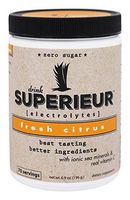Superieur Electrolytes - Electrolyte Hydration Powder, Fresh Citrus, 70 Servings - Keto Friendly, Non-GMO, Zero Sugar, Vegan