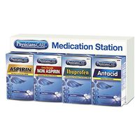 PhysiciansCare 90780 Medication Station: Aspirin, Ibuprofen, Non Aspirin Pain Reliever, Antacid