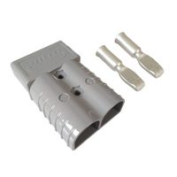 350A Battery Connector AWG 2/0 Quick Connect Battery Modular Power Connectors Quick Disconnect (Grey)