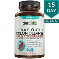 Colon Cleanser Detox for Weight Loss. 15 Day Fast-Acting Extra-Strength Cleanse with Probiotic & Natural Laxatives for Constipation Relief & Bloating Support. 30 Detox Pills to Detoxify & Boost Energy