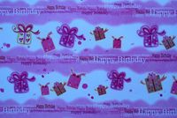 Gift Wrapping Paper - "Happy Birthday" Gift Boxes 3