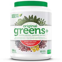 Genuine Health Greens+ Original, Superfood Powder, Non GMO, Mixed Berry 566g, 60 Servings