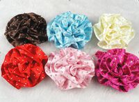 10pcs The Shining Point Cloth Volumes Flowers Wedding/applique U Pick (Mix)