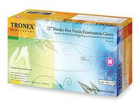 Tronex-Nitrile Chemo-Rated Exam Glove, 12" Extended Length, Fully-Textured, Powder-Free, Blue (500, Small)