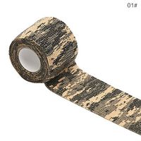 Camouflage Tape Wrap - Stealth Camo Tape Stretch Bandage Cohesive Bandage Woven Bandage Adhesive Bandage Size 10cm*4.5m