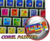 COREL PAINTER KEYBOARD STICKER