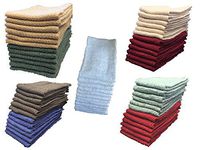 48 Pcs, 100% Cotton Bar Mop Kitchen, Cleaning Towels Size : 16"x 19".Color May Very (48, Assortment_5)