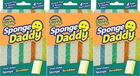 Scrub Daddy - Sponge Daddy Dual-Sided Sponge and Scrubber (Pack of 3)