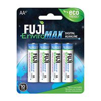 Fuji EnviroMAX Super Digital Alkaline Eco Friendly Batteries (Pack of 12, AA)
