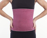 SG-Training Fit #1 Compression Wool - Cotton Warming Belt - Relieves Back Pain - Supports Lumbar and Muscles - Optimal Compression - for Men and Women. (Red, 3)