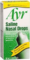 Ayr Saline Nasal Drops 50 mL (Pack of 5)