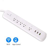 TENGEN WiFi Smart Plug Surge Protector Power Strip, 5 Outlets and 3 USB Charging Ports(5V/2.4A)