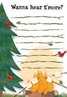 Kids S'More Camp Stationery, 10 Pack w/Stickers & Pen