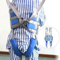 JM-D Full Body Patient Lift Slings Walking Thigh Hip Waist Lumbar Back Supports Leg Standing Harness Adjusted Heights Device, Suitable for People with Reduced Mobility