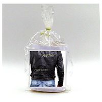 Vase Candle 2 Leather Refills | 100 Hour Burn Time | Premium Soy Paraffin Wax Blend | Highly Scented | Self-Trimming Wick