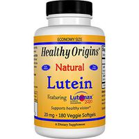 Healthy Origins Lutein Lutemax 2020 Supplement, 20 mg, 180 Count