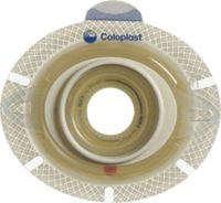 Coloplast SenSura Click Xpro Two-Piece Pre-Cut Nonconvex Flat Extended Wear Skin Barrier with Flange and Belt Tabs 1-1/8" Stoma Opening, 2" Flange, Double Layer Adhesive (Box of 5 Each)