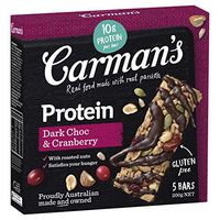 Carmans Chocolate Cranberry Protein Bar 5 Pack