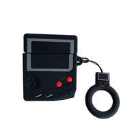 Case for Airpods Pro,Lozeguyc 3D Cute Creative Game Boy Design Cover for Apple Airpods Pro Soft Silicone Thin Skin with Key Chain for Kids Man-Black