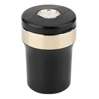 Akozon Ashtray Car LED Metal Ashtray Multi-function Watch Ashtray Car Accessories Gold
