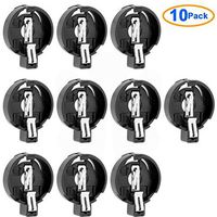 10 Pcs 1 Terminal 3V CR2032 Cell Coin Button Lithium Battery Sockets Holder by Uptell
