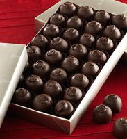 Dark Chocolate Covered Cherries, 1Lb. in platinum wrap