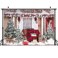 MUDEREK Christmas Printed Background Cloth Photography Props Wall Art Decoration Backgrounds