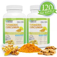 Turmeric Curcumin with Bioperine Black Pepper Capsules 1000mg - Premium Pain Relief & Natural Anti Inflammatory Joint Support - Turmeric Curcuma Extract - Non-GMO, Vegan Capsules - 120 Day Supply