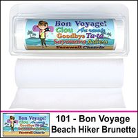 Gotta Tinkle! Mini Travel-Size Toilet Paper Tissue - Travel, Camping, Hunting, Fishing & Nature (3-Pack) (101 Bon Voyage Beach Hiker)