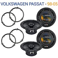 Compatible with Volkswagen Passat 1998-2005 Factory Speaker Upgrade Harmony (2) R65 Package New