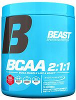 Beast Sports Nutrition – BCAA 2:1:1 – Amino Acid Supplement – Support Muscle Growth – Minimize Muscle Breakdown – Accelerate Recovery – Increase Protein Synthesis – Beast Punch 30 Servings
