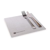 Restaurantware RWA0121 Paper, 2 Ply Napkins, Disposable Dinner Napkins-Grey-16 x 16"-Luxnap Micropoint-1800ct Box, 1800 count, Gray