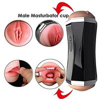 Male Masturbation six Toy Electric Vibrating Masturbator Cup Automatic Aircraft Cup Man Toy Hands Free with USB Rechargable Realistic 3D Sexyyy Underwear for Men