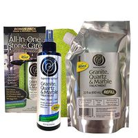 Supreme Surface Granite, Quartz & Marble Treatment (Buddy Pak 22 fl oz & 8 fl oz)