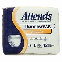 Attends Attends Regular Absorbency Underwear - APV30, Case 72 Large - 44in. - 58in. 170 - 210 Lb