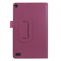 WensLTD Clearance! Premium Leather Case Stand Cover For Amazon Kindle Fire HD 7 2015 Tablet (Pruple)