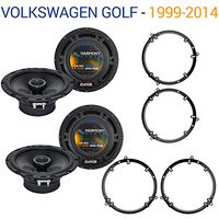 Compatible with Volkswagen Golf 1999-2014 Factory Speaker Upgrade Harmony (2) R65 Package New