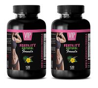 Fertility Supplements for Women Over 40 - Fertility Natural Formula - for Women's ONLY - folic Acid Natural - 2 Bottles 240 Capsules
