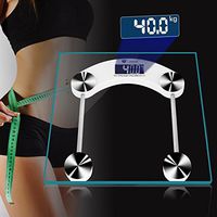 Elever Digital Bathroom Scale, Accurate Home Personal Body Weight Scales with Step-On Technology, Tempered Glass, 400 Pounds,US Stock