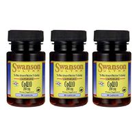 Swanson Coq10 200 200 Milligrams 30 Capsules (3 Pack)