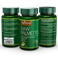 Na'trition 3 Pack Bottles Men's Prostate Health Formula, Saw Palmetto Extract 320mg, 80 Easy Swallow Capsules per Bottle, 240 Total Easy Swallow Capsules, 4 Month Supply