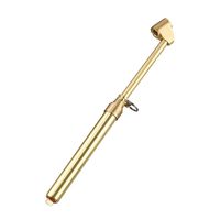 CZC AUTO Brass Tire Pressure Gauge, Dual Head Truck Air Gage, Accurate Mechanical Dually Chuck Wheel Service Checker for Truck Bus Car RV ATV Motorcycle Bike, 1-11kg/c㎡ 10-160lb/in2 (Brass, 1 Pack)