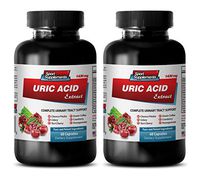 Immune System Booster - URIC Acid Formula Extract 1430Mg - Kidney Support Vitamins - 2 Bottles (120 Capsules)