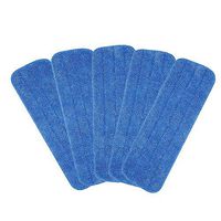 Microfiber Spray Mop Replacement Heads for Wet/Dry Mops Floor Cleaning Pads Compatible with Bona Floor Care System (5 Pack )