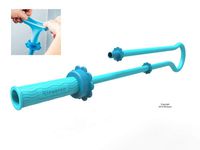 Rinseroo: Slip-on, No-Install, Dog Wash Hose Attachment. Pet Bather for Showerhead and Sink. Handheld Shower Sprayer/Rinser. Fits Most Faucets. Universal 5 Foot Flex Hose. (Note: Tub Spout Warning)