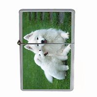 Dog samoyed 01 Dual Torch Lighter