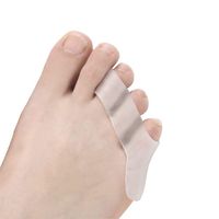 Toe Separator Toe Straightener Toe Spacers Toe Straightener Protector Hammer Toe Straightener Corrector SEBS for Relaxing Toes Elasticity Unisex