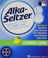 Alka- Seltzer Lemon Lime, 36-Count (Pack of 2)