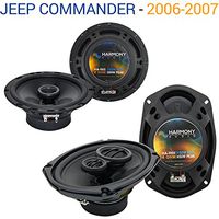 Compatible with Jeep Commander 2006-2007 Factory Speaker Replacement Harmony R69 R65 Package